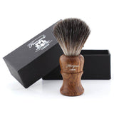 Haryali's Wooden Synthetic Black Hair Shaving Brush