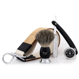 Haryali's Straight Razor Set - Black Color